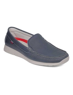 Callaghan Mocassino Casual con Vaschetta Cucita Nabuk Blu