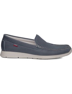 Callaghan Mocassino Casual con Vaschetta Cucita Nabuk Blu