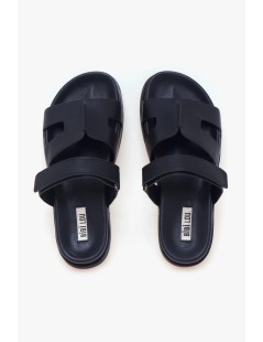 Bibi Lou Ciabatta Fascia Aperta Fascia Velcro Nero