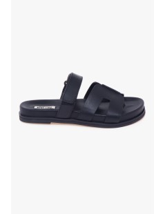 Bibi Lou Ciabatta Fascia Aperta Fascia Velcro Nero