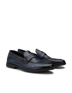 Guardiani Mocassino Vaschetta Morsetto Accessorio Metallo Blu