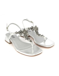 Menbur Sandalo Infradito Laminato Gioiello Argento