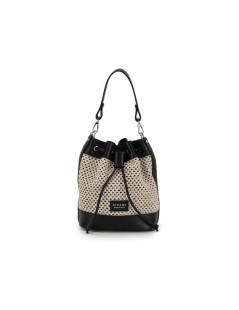 Ripani Borsa Secchiello Nadia Tracolla Ecrù Nero