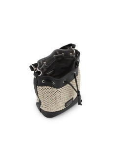 Ripani Borsa Secchiello Nadia Tracolla Ecrù Nero