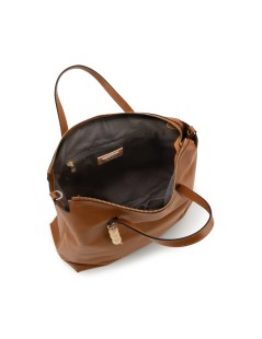 Ripani Shopper 2 Manici Lucia Ciondolo Pelle Biscotto