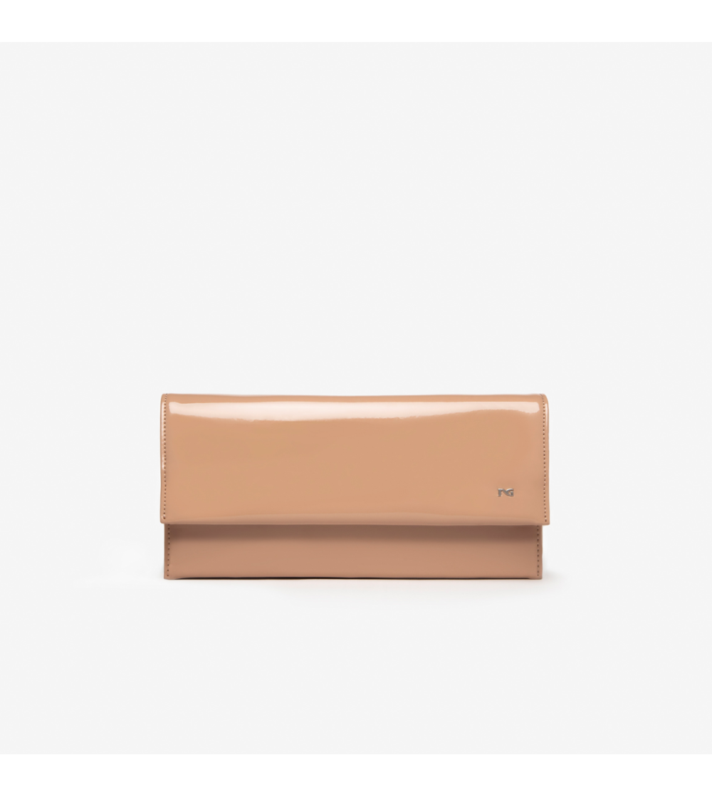 Nero Giardini Pochette Borsa Elegante Vernice Liscio Nudo