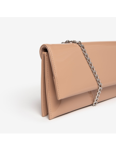 Nero Giardini Pochette Borsa Elegante Vernice Liscio Nudo