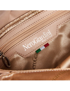 Nero Giardini Pochette Borsa Elegante Vernice Liscio Nudo