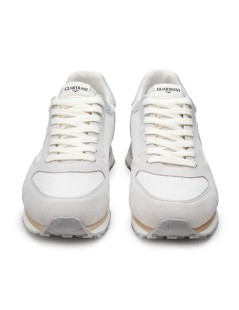 Guardiani Sneakers Fondo Cassetta Dettagli Camoscio Logo G Bianco