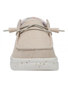 Hey Dude Donna Wendy Platform Alto Glitterato Cipria