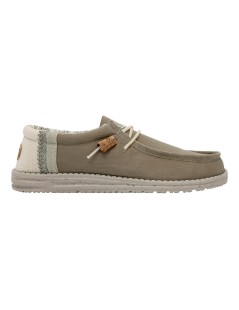 Hey Dude Uomo Wally Vaschetta Elastici Tessuto Militare