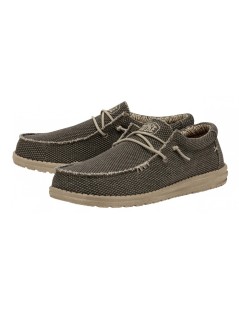 Hey Dude Uomo Wally Vaschetta Elastici Tessuto Militare