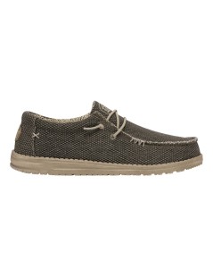 Hey Dude Uomo Wally Vaschetta Elastici Tessuto Militare