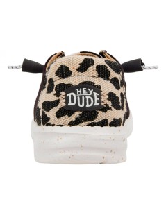 Hey Dude Donna Wendy Platform Bassa Elastici Nero Animalier