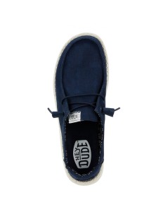 Hey Dude Donna Wendy Platform Bassa Elastici Navy