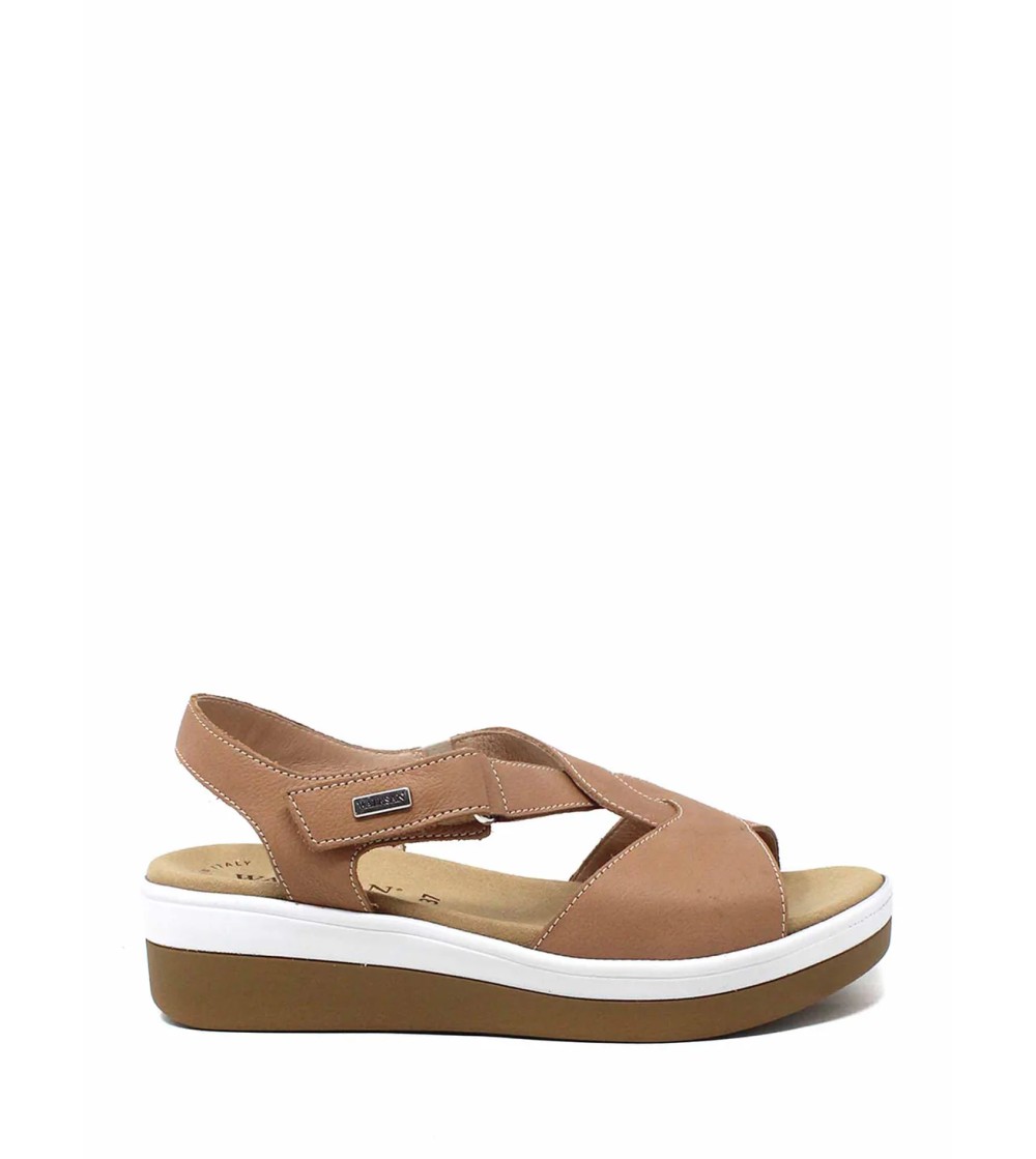 Susimoda Sandalo Fascia Intreccio Braccialetto Elastico Velcro Cuoio