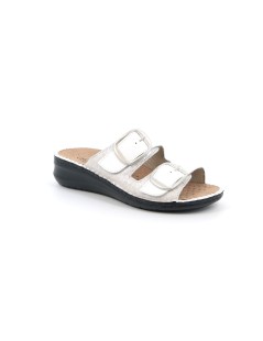 Grunland Ciabatta Plantare Estraibile Bimateriale Bianco