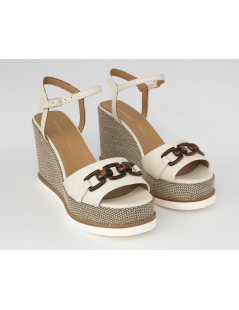 Gianmarco Sorelli Vale Sandalo Zeppa Braccialetto Accessorio Latte