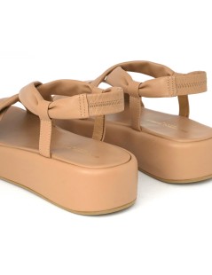 Gianmarco Sorelli Yuri Sandalo Platform Incrocio Nappa Antilope