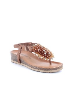 IGI &Co Sandalo Infradito Tallone Elastico Collo Gioielli Bronzo