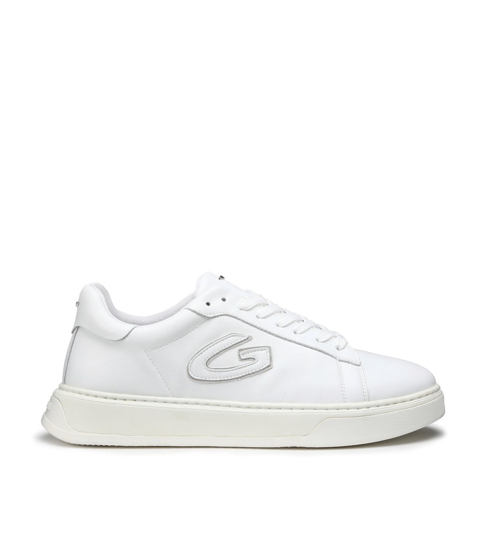 Guardiani Sneakers Uomo New Era Cassetta Logo Pelle Bianco