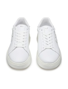 Guardiani Sneakers Uomo New Era Cassetta Logo Pelle Bianco