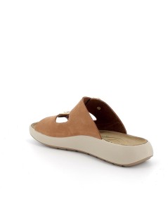 IGI &Co Ciabatta Arizona Doppia Fascia Fibbie Fondo Gomma Cuoio