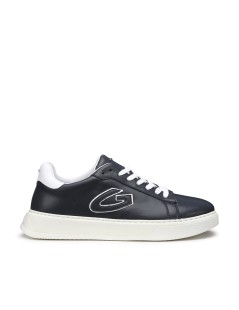 Guardiani Sneakers Uomo New Era Cassetta Logo Pelle Blu