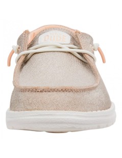 Hey Dude Donna Wendy Metallic Elastici Rosa Gold