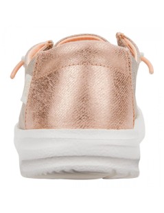 Hey Dude Donna Wendy Metallic Elastici Rosa Gold