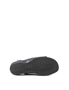 Susimoda Sandalo Zeppa Velcro Strass Braccialetto Fibbia Blu