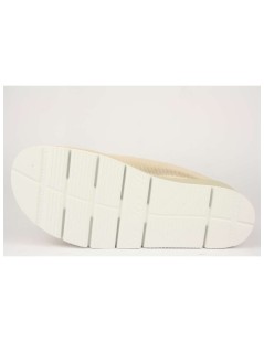 F.lli Tomasi Ciabatta Zeppa Velcro Plantare Estraibile Platino
