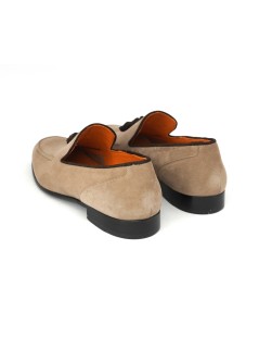 Wexford Mocassino Uomo Nappine Fondo Cuoio Camoscio Sabbia