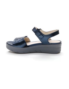 Stonefly Sandalo Zeppa Fascia Velcro Braccialetto Velcro Blu