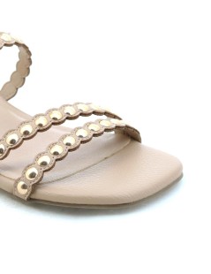 Menbur Sandali Tacco Multifasce Borchie Spirale Caviglia Pietra