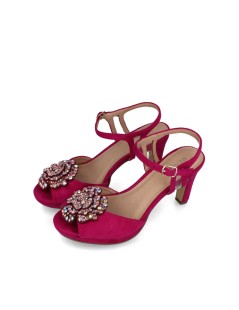 Menbur Sandalo Elegante Plateau Gioiello Fucsia