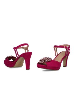 Menbur Sandalo Elegante Plateau Gioiello Fucsia