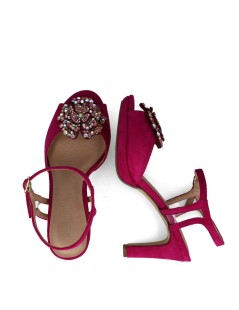 Menbur Sandalo Elegante Plateau Gioiello Fucsia