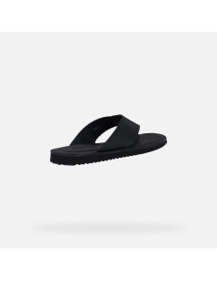 Geox ERICE Ciabatta Infradito Zeppa Bassa Nero
