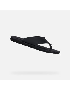 Geox ERICE Ciabatta Infradito Zeppa Bassa Nero