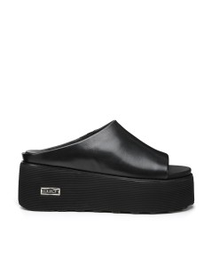 Cult Nancy 3457 Ciabatta Platform Alta Fascia Pelle Nero