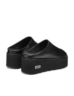 Cult Nancy 3457 Ciabatta Platform Alta Fascia Pelle Nero