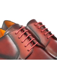 Wexford Stringata Derby Puntale Fondo Cuoio Rosso Ciliegia