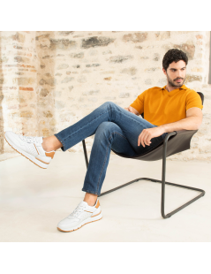 Nero Giardini Sneakers Balance Fondo Medio Nappa Bianco