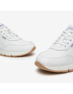 Nero Giardini Sneakers Balance Fondo Medio Nappa Bianco
