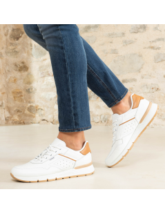 Nero Giardini Sneakers Balance Fondo Medio Nappa Bianco