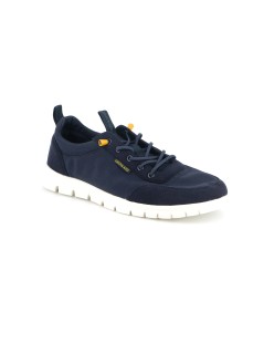 Grunland Sneakers Uomo in Tessuto Leggero Laccio Elastic Navy