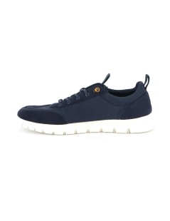 Grunland Sneakers Uomo in Tessuto Leggero Laccio Elastic Navy