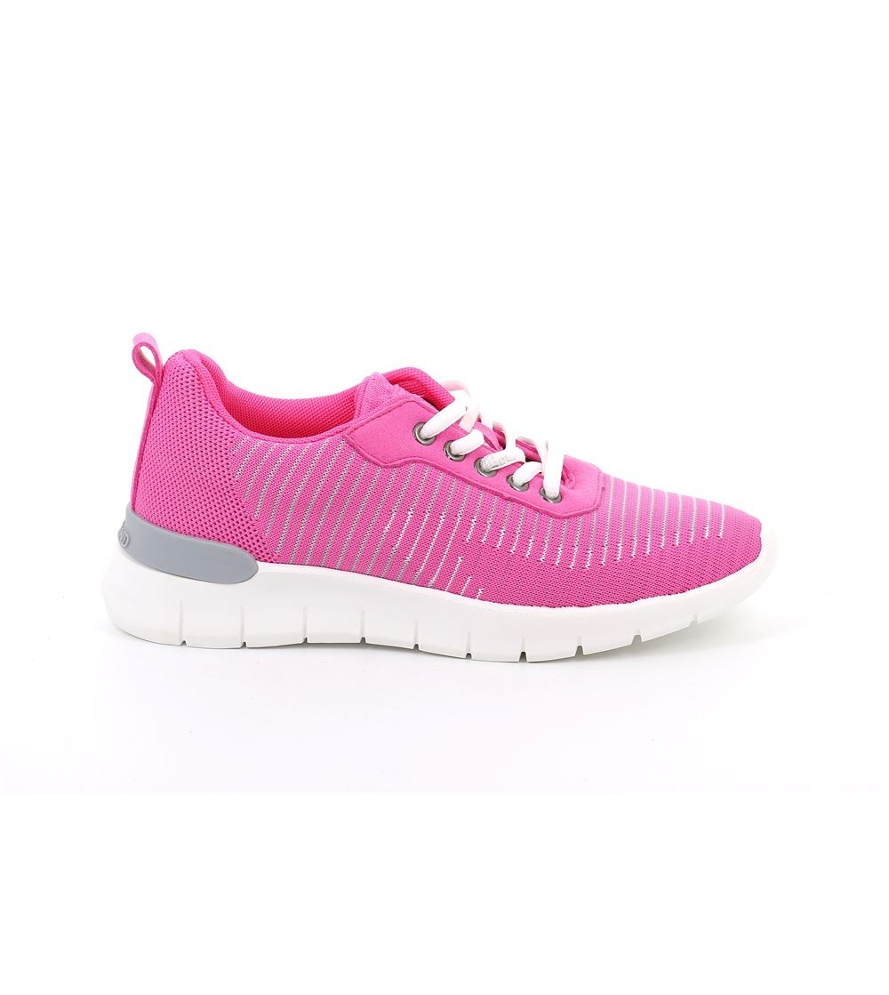 Grunland Sneakers Donna Tessuto Fuxia