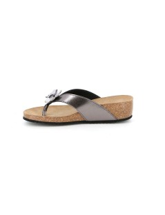 Grunland Ciabatta Infradito Bio Accessorio Crystal Antracite